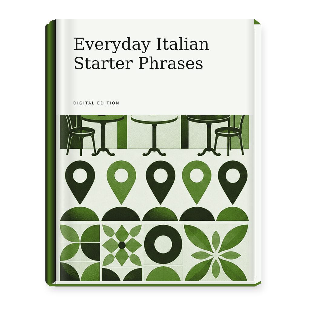 Everyday Italian Starter Phrases ebook cover