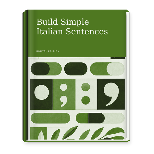 Build Simple Italian Sentences ebook cover